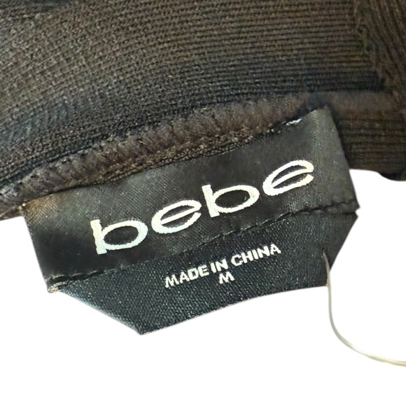 Elegant Bebe Black Ruffle Mini Skirt - Picture 6 of 7